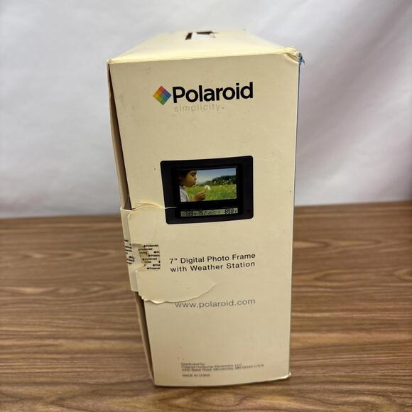 Polaroid Simplicity 7” Photo Frame And Weather Station XSA-00770S - Picture 5 of 6